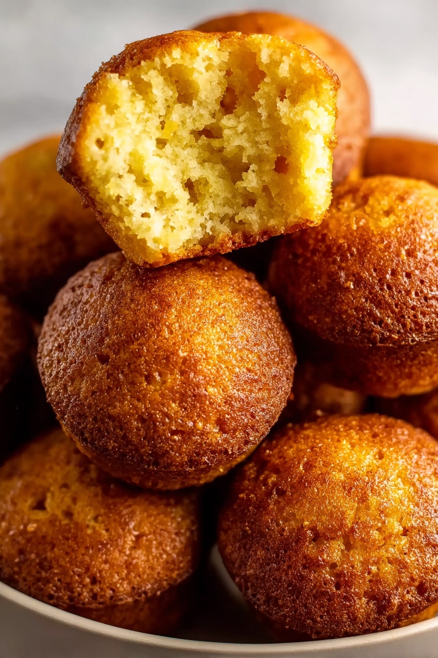 A plate of hush puppies.