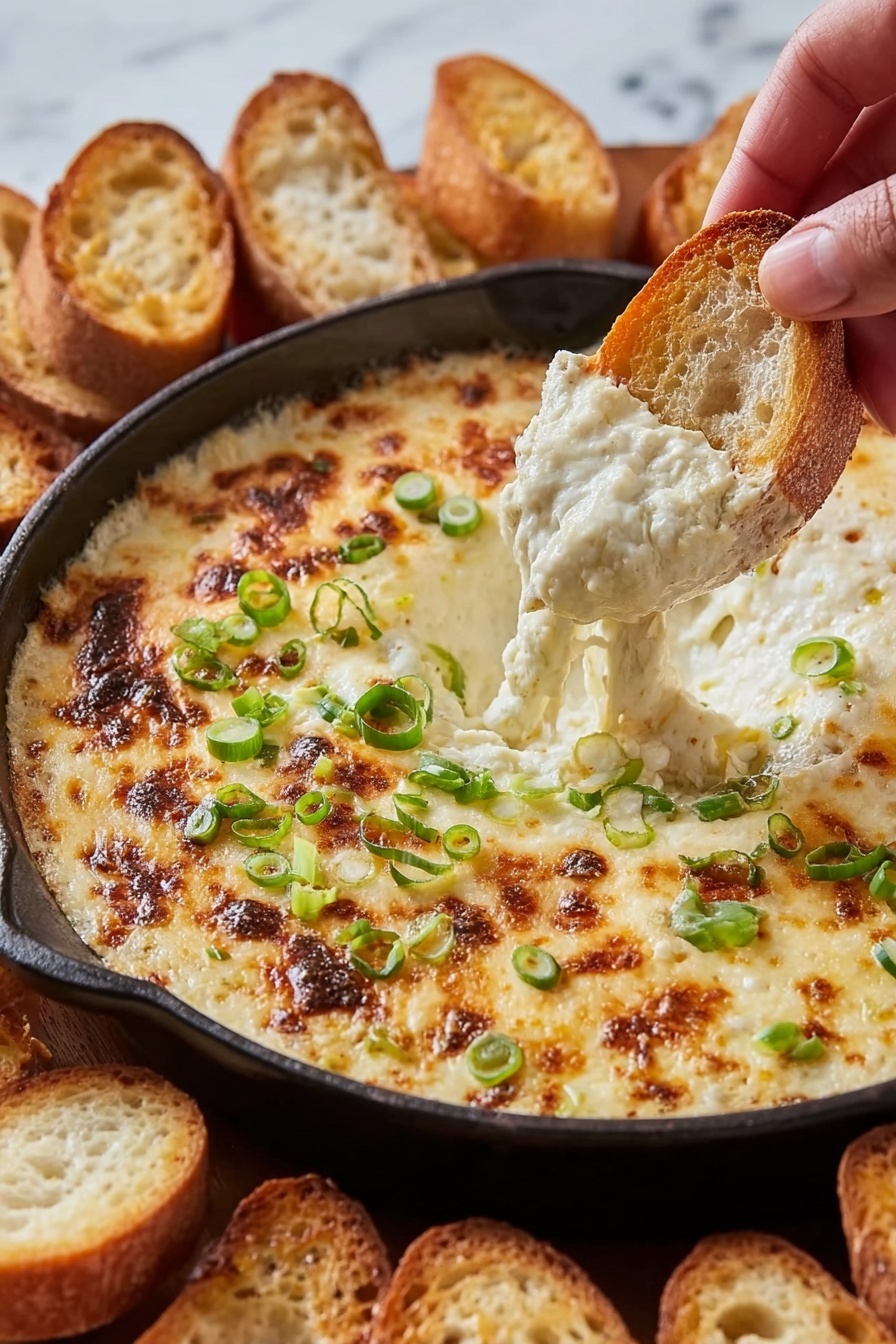 A delicious recipe with cheese and bread.