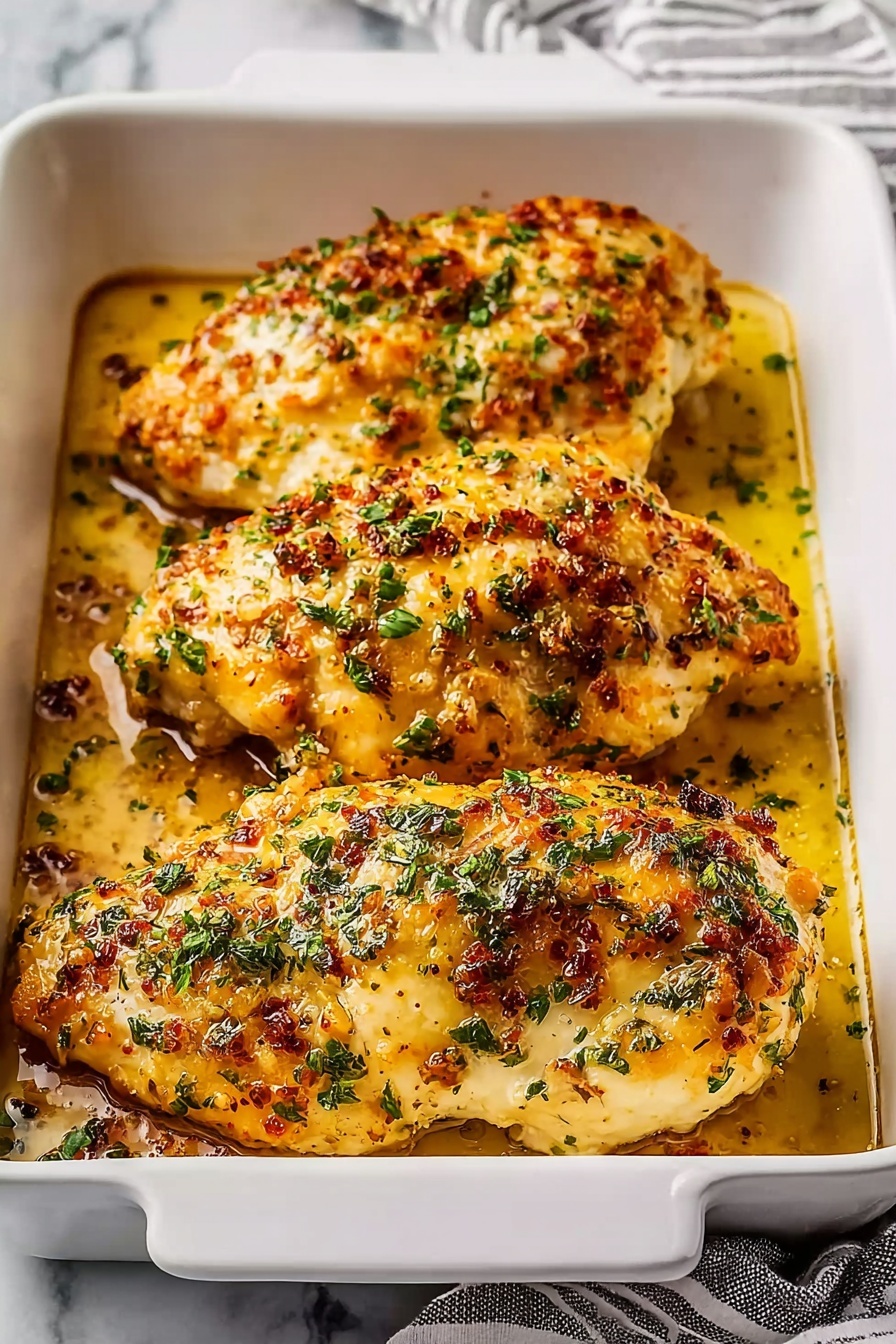 Baked Ranch Chicken.
