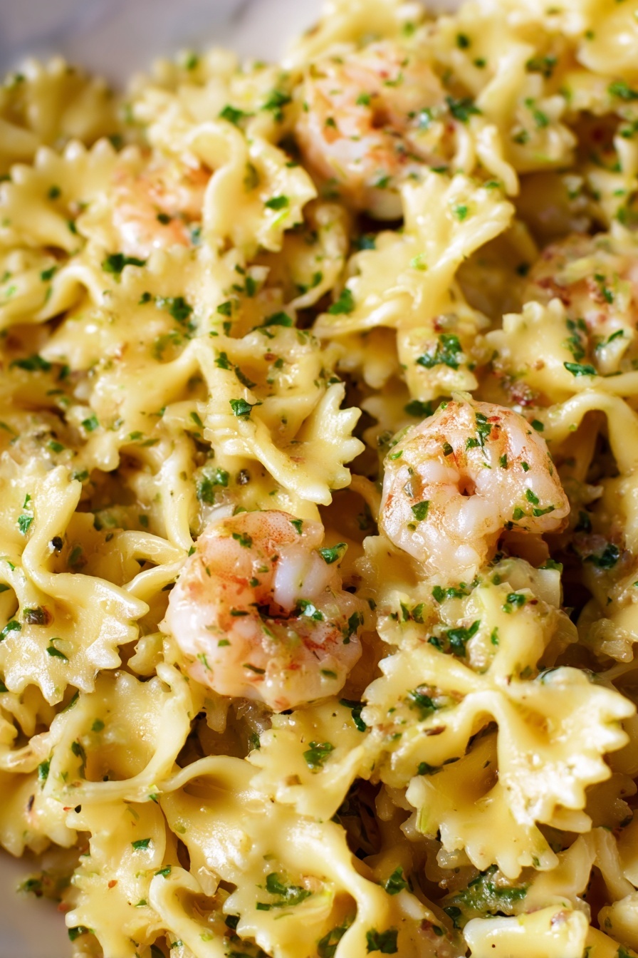 A dish of Old Bay Garlic Shrimp.