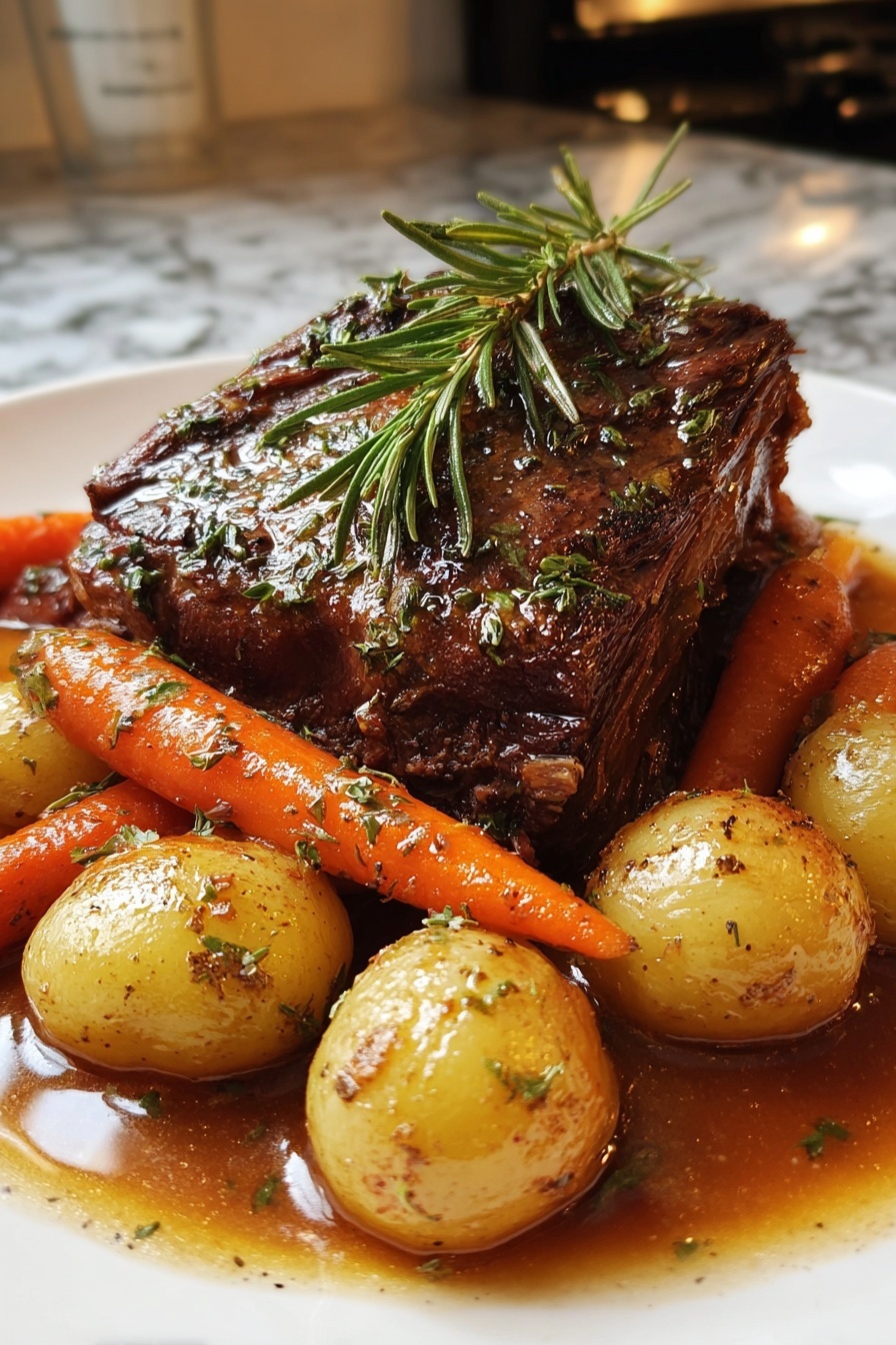 A plate of meat and vegetables.