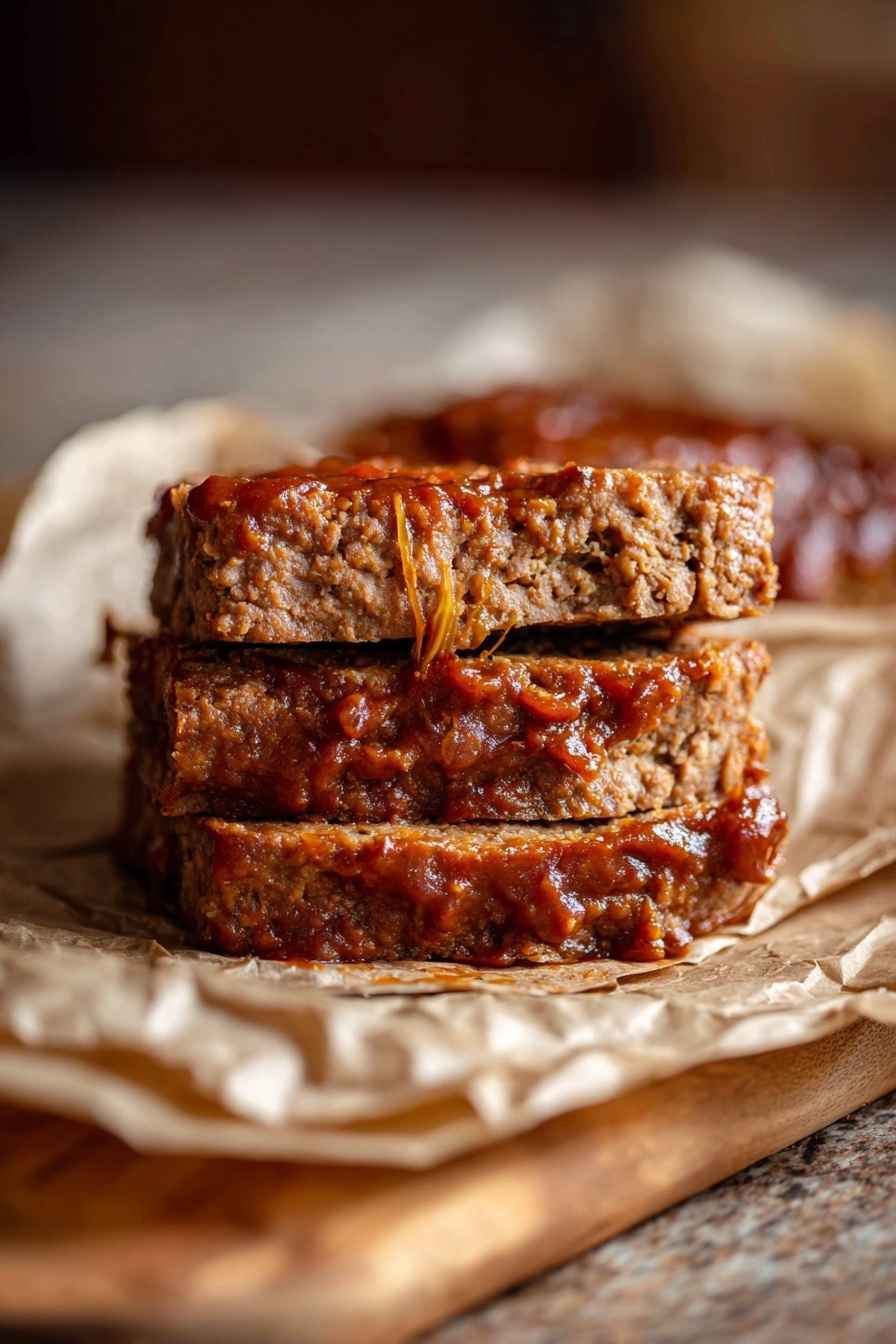 A piece of meat with sauce on it.