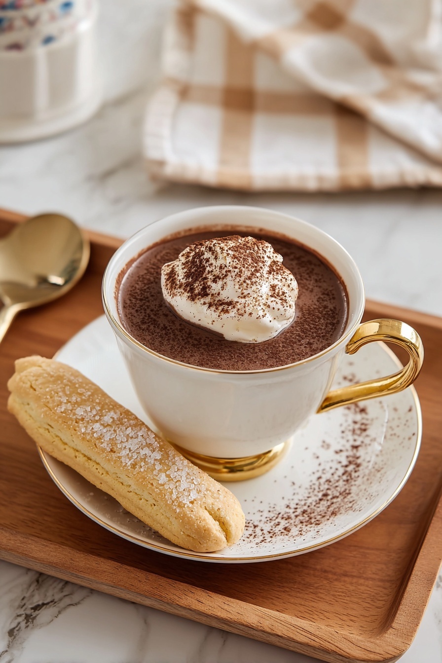 A cup of coffee with whipped cream and a cookie on a plate.
