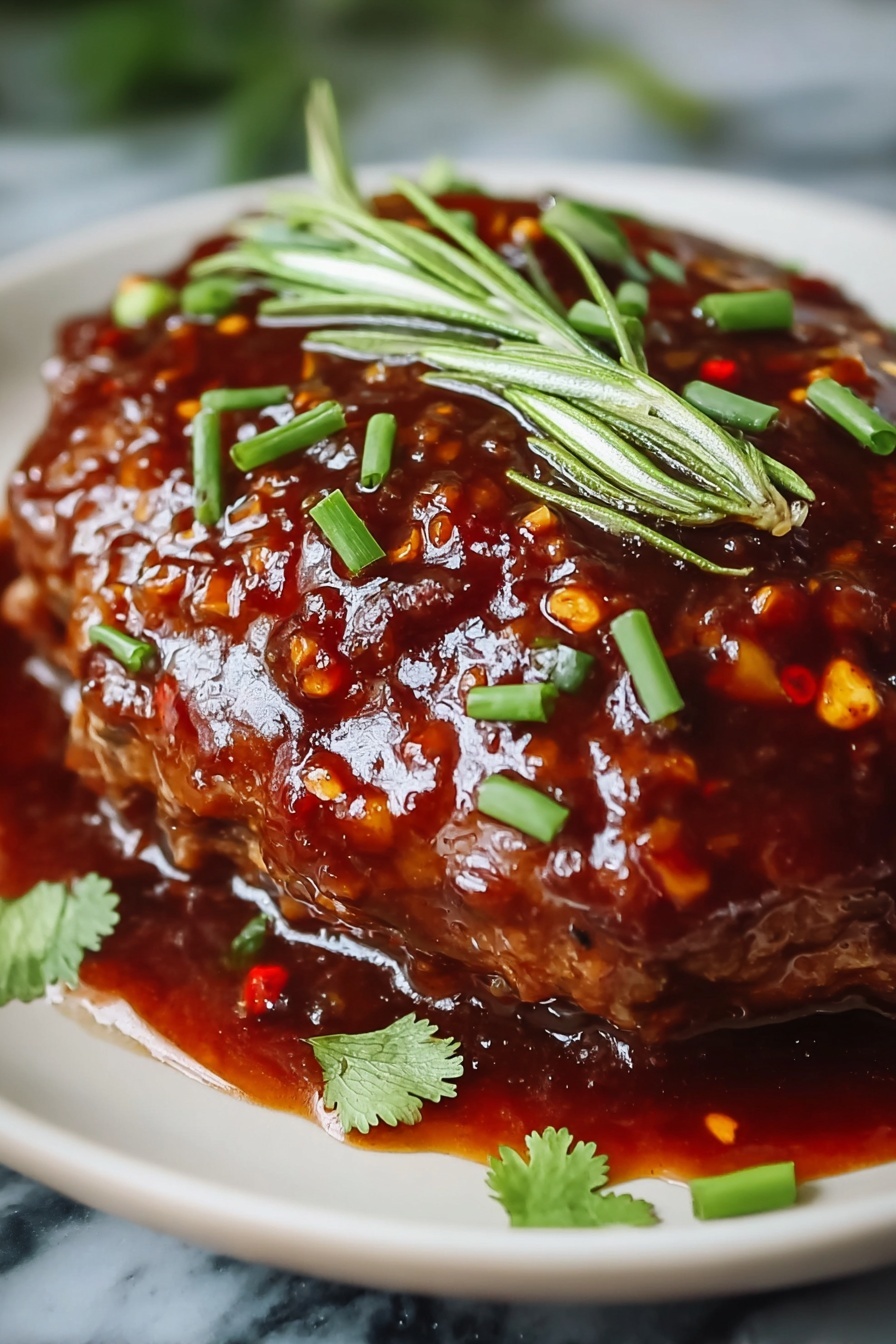 A plate of food with a sauce on it.