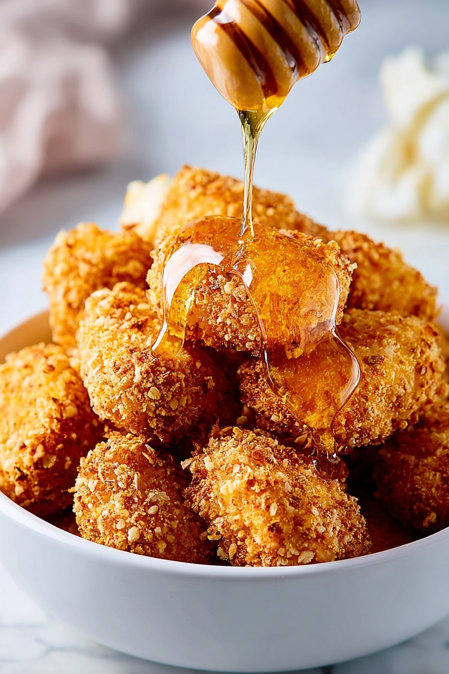A bowl of crispy hot honey chicken.