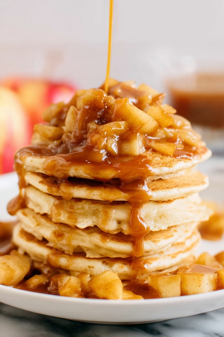 Caramel Apple Pancakes.