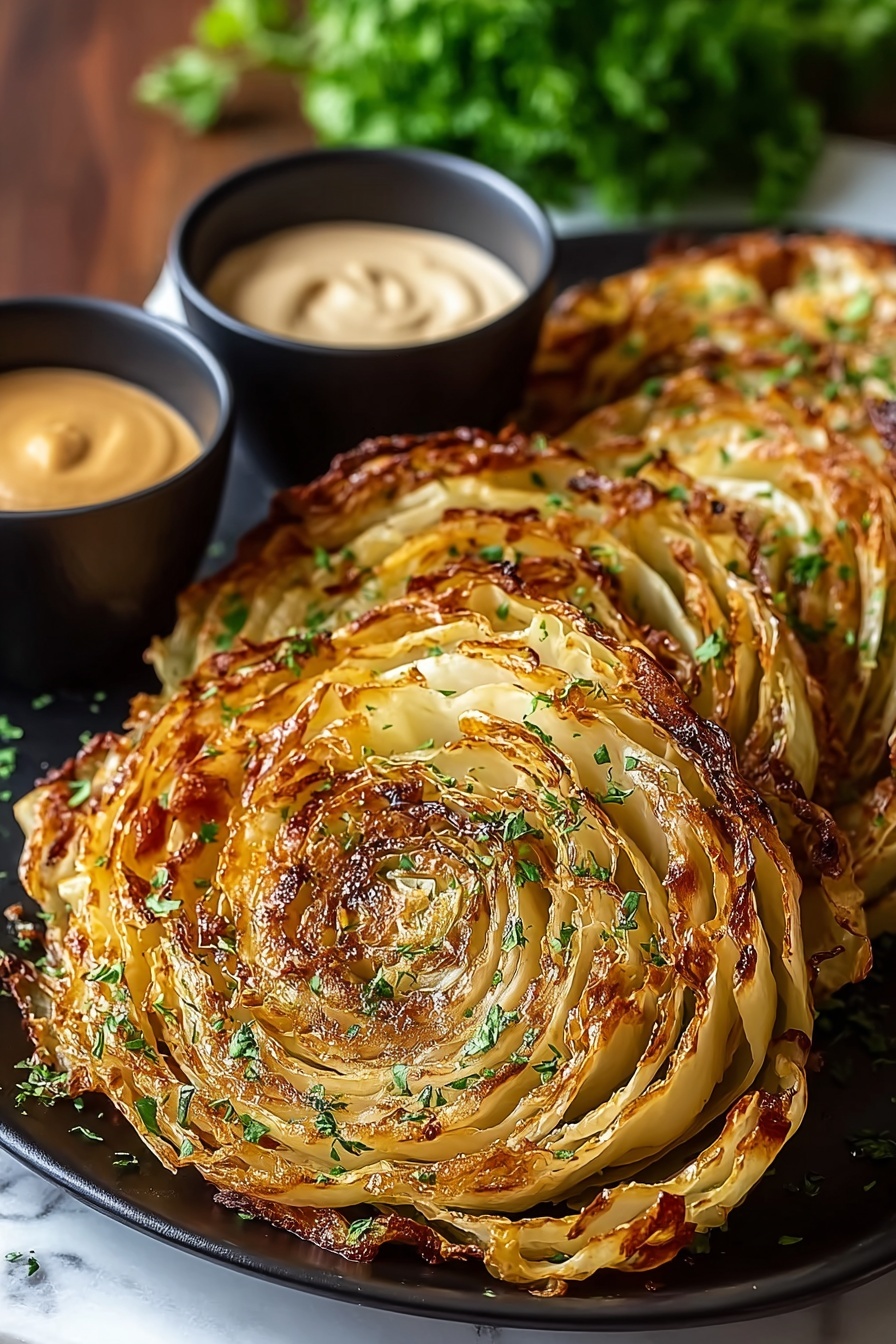 A plate of food with two bowls of sauce.