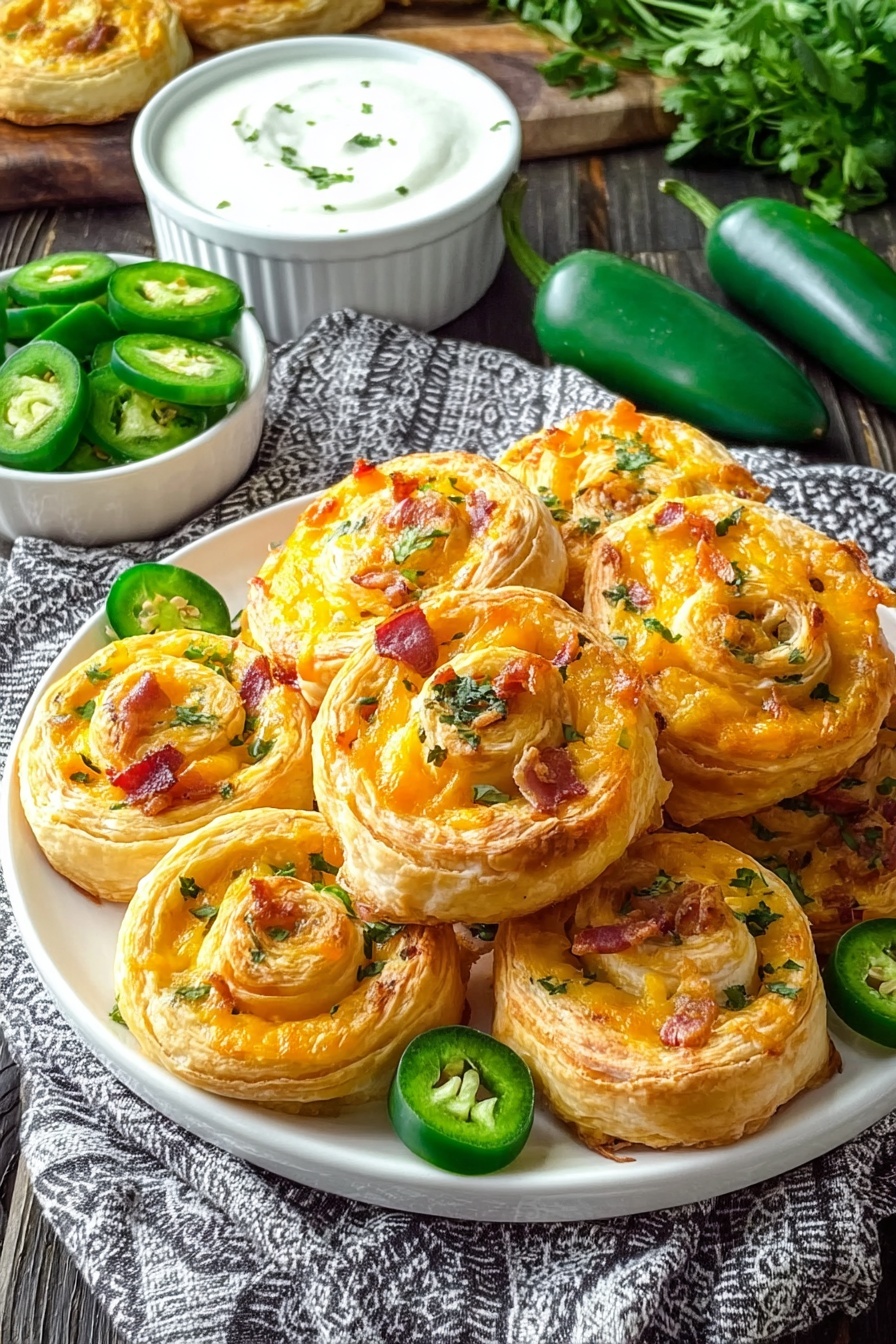 A plate of food with bacon wrapped around them.
