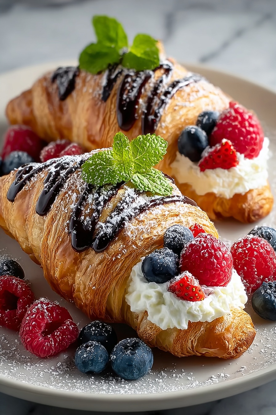 Easy Cheesecake Crescent Rolls Dessert.