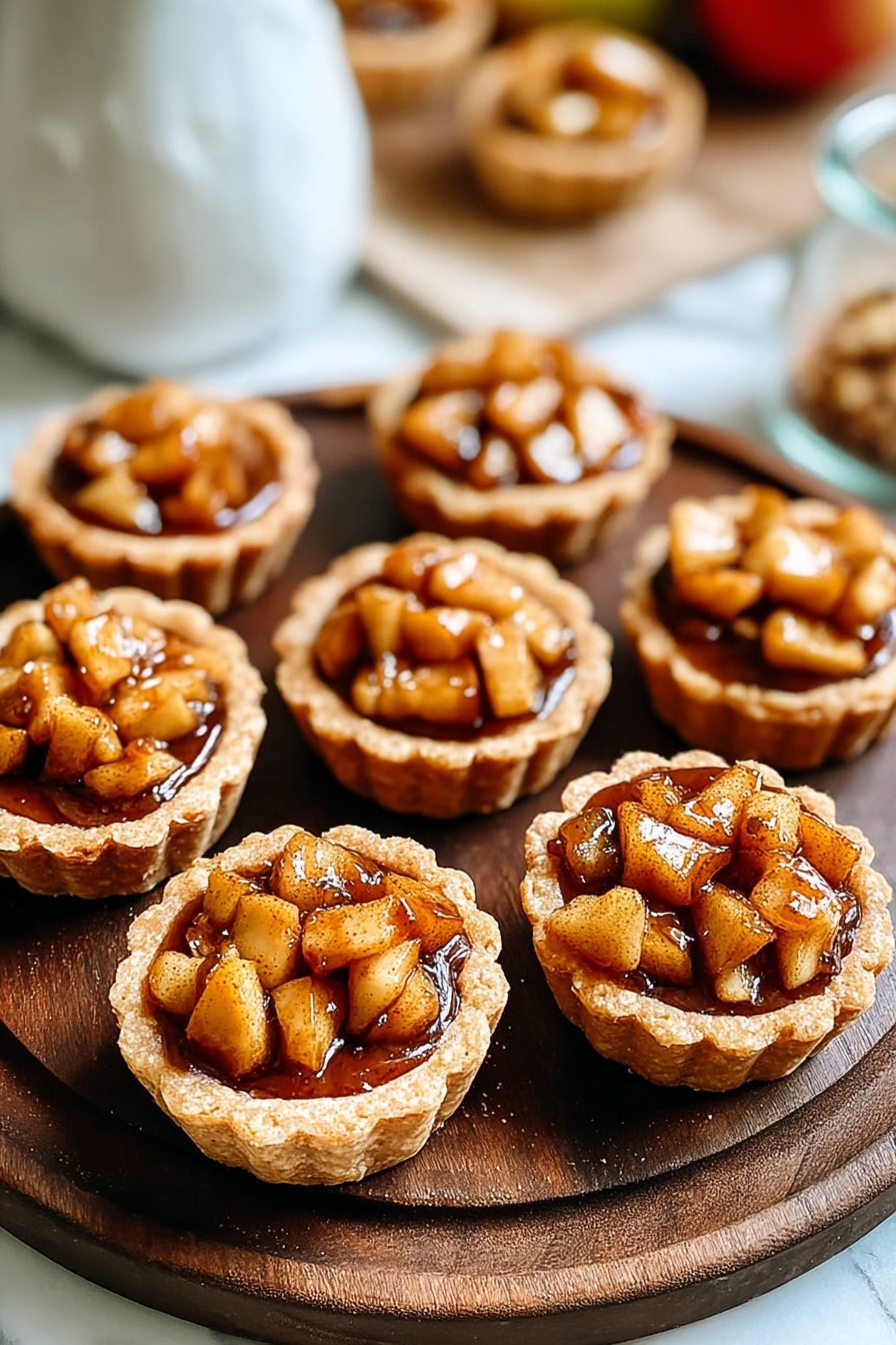 A plate of apple pie cookies with almond flour.