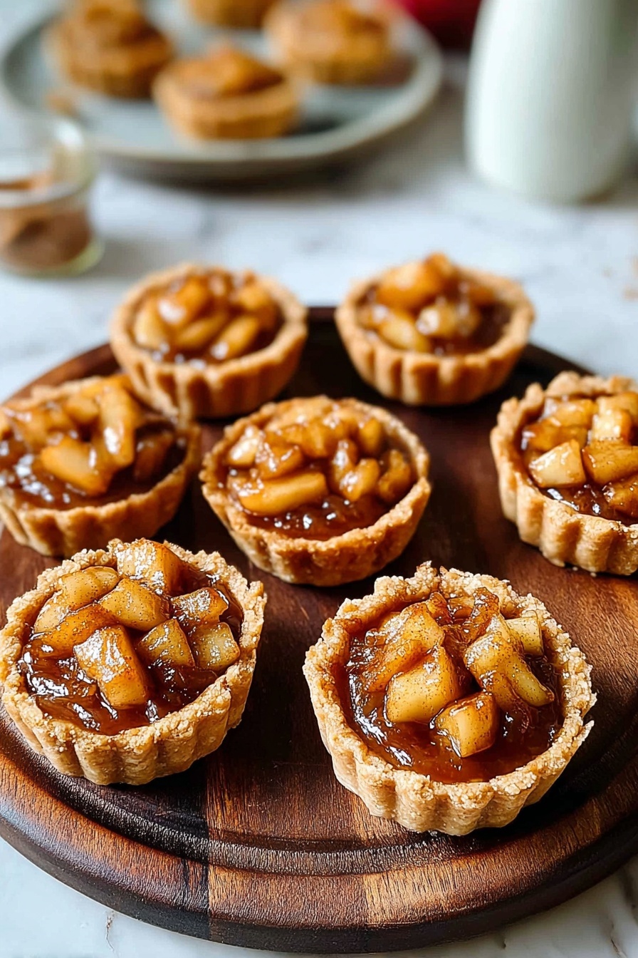 A plate of apple pie cookies with almond flour.