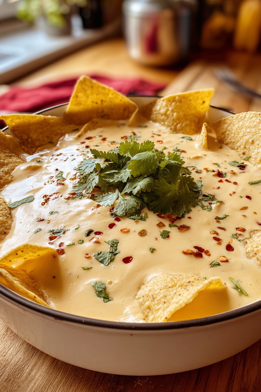 A bowl of chips and salsa.