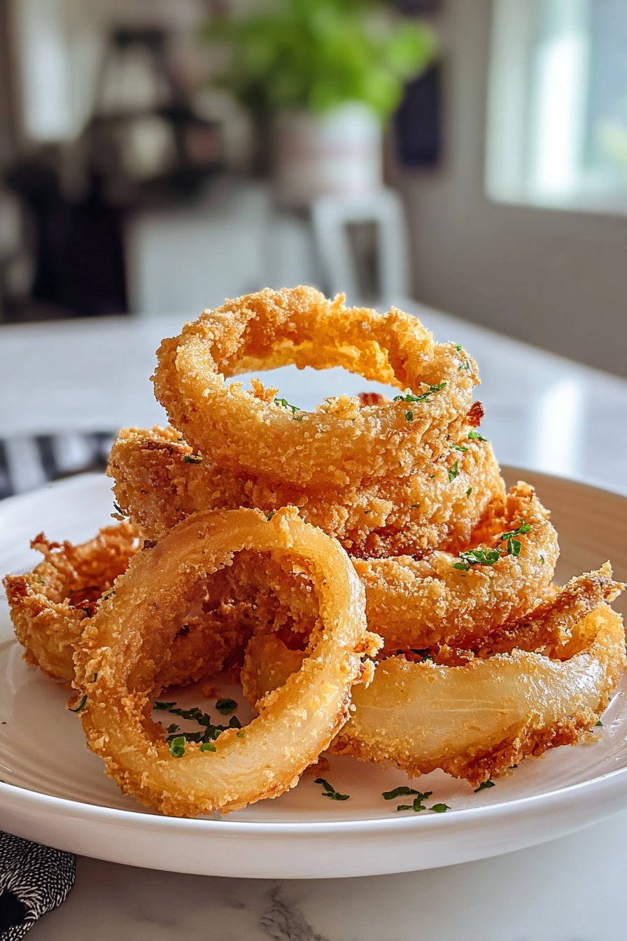 Crispy Keto Onion Rings.
