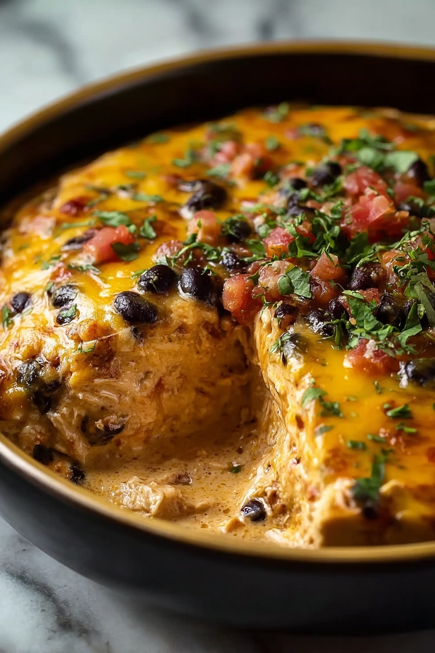 A dish of food with a variety of ingredients.
