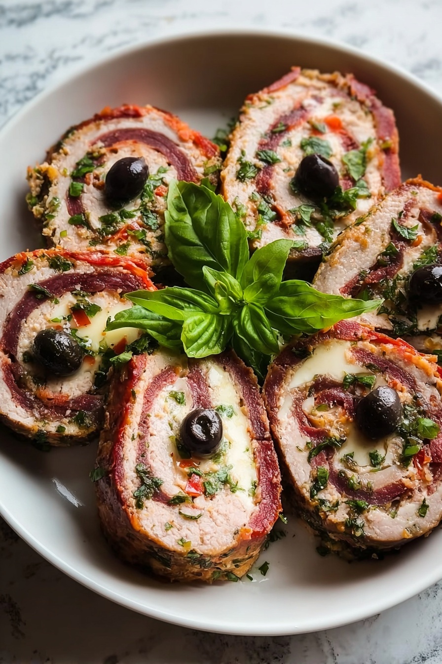 A plate of Keto Salami Roll-Ups.