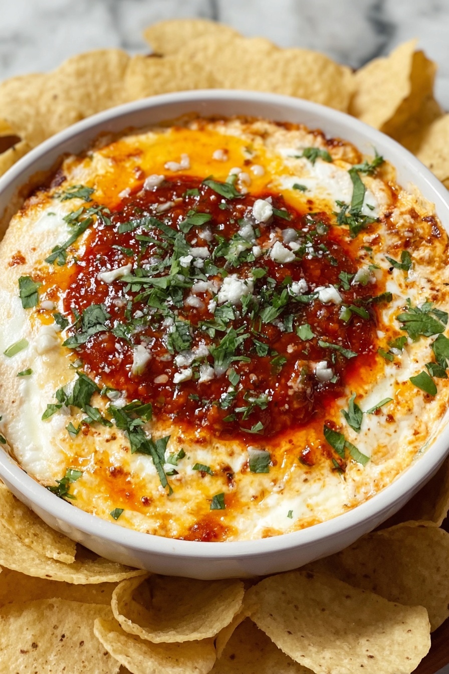 A bowl of food with a red sauce.