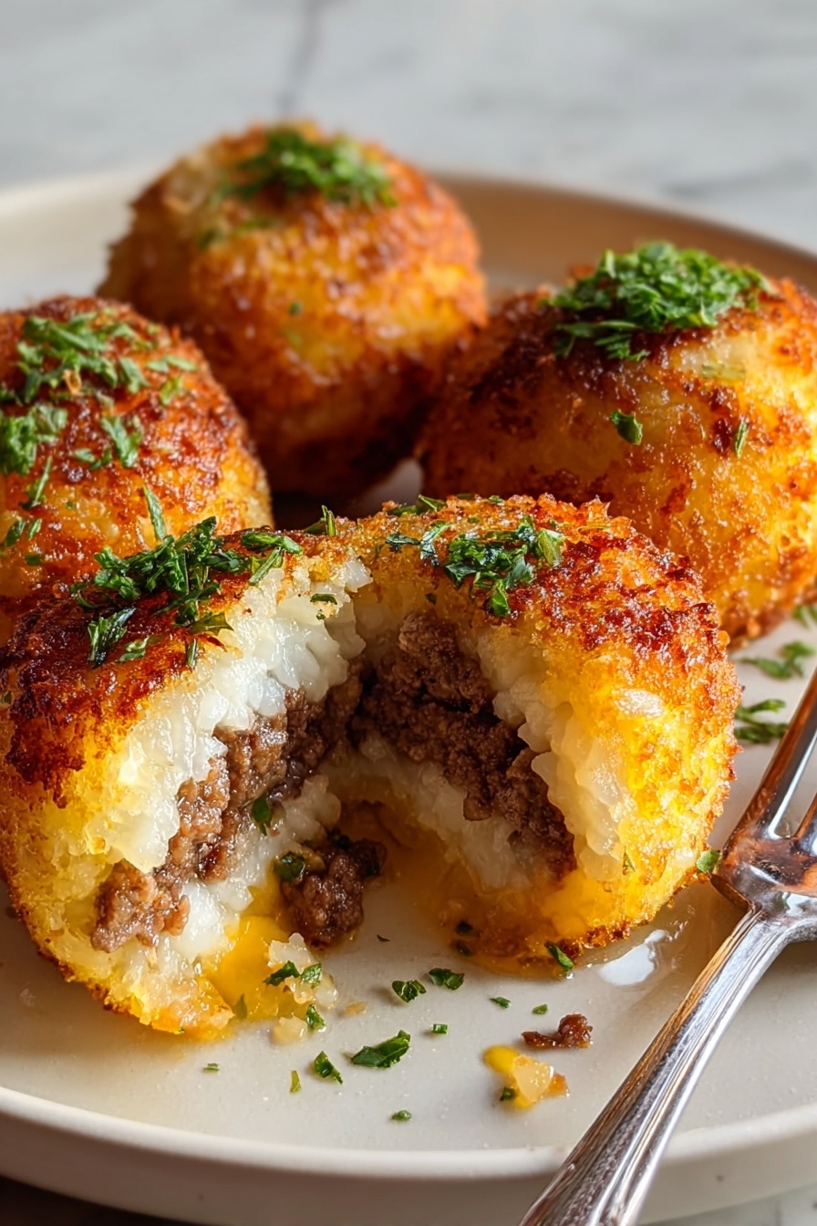 A plate of food with a fork on it.