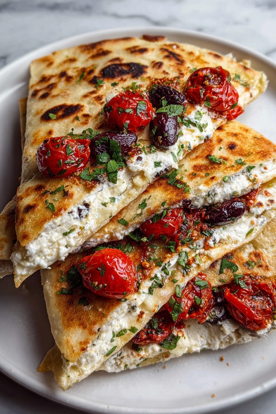 A pizza with tomatoes and olives.