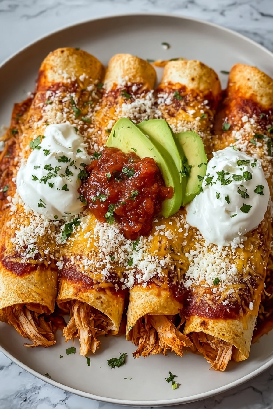 A plate of gluten free chicken taquitos.