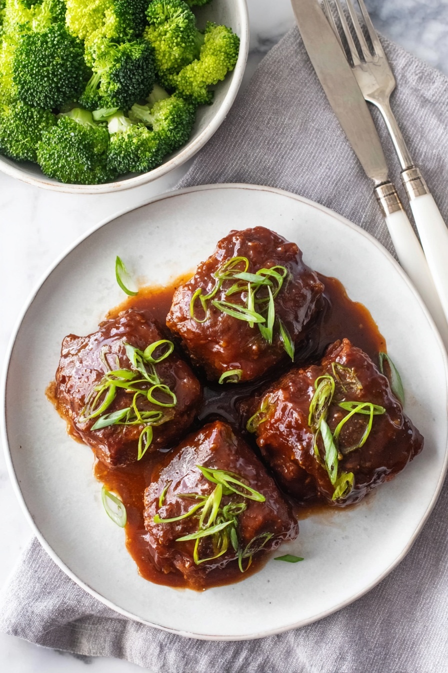 Slow cooker saucy chicken thighs.