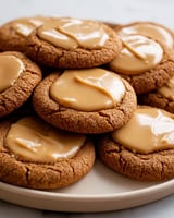 Maple cookies on a plate.