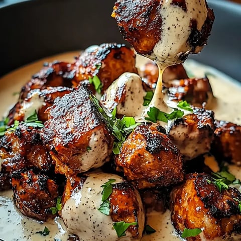 Chicken packed with sauce on the plate.