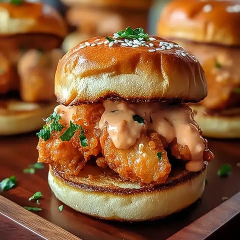 A sandwich with sauce on a wooden table.