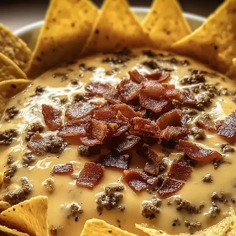 A bowl of chili with bacon bits on top.
