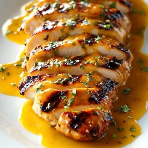 Saucy chicken on a plate ready to eat.