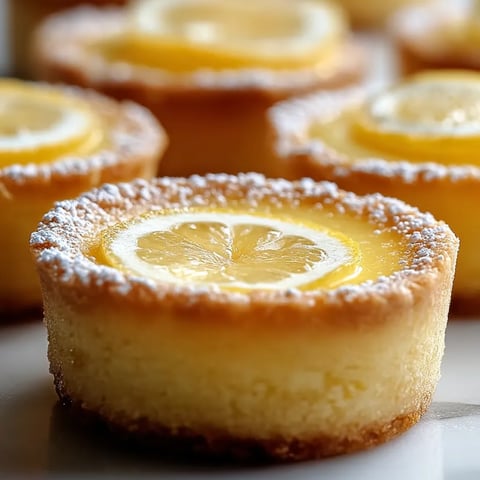 Lemon treat finished off with powdered sugar.