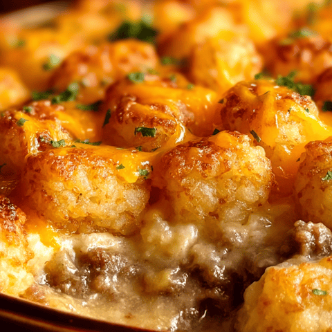 Comfort food in a bowl, topped with green onions.