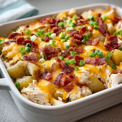 A bowl filled high with crispy bacon and melty cheese.