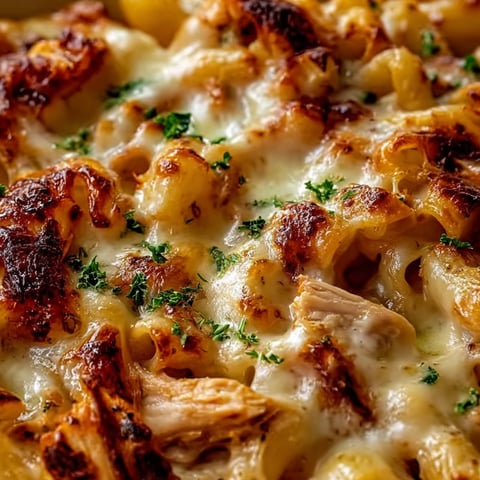 A close up of a delicious looking pasta dish.