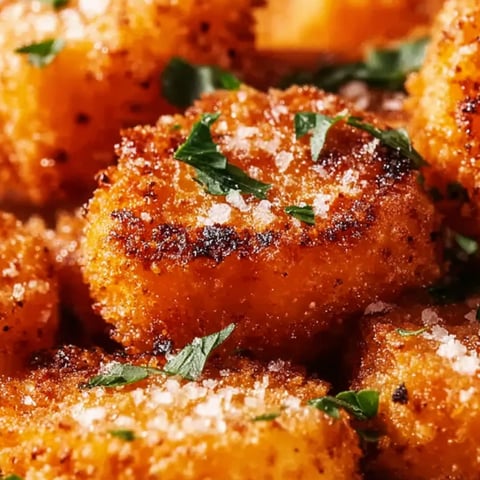 Fried food with salt on it.