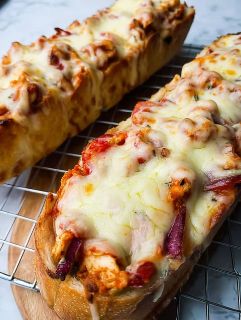 Chees Garlic Bread: :