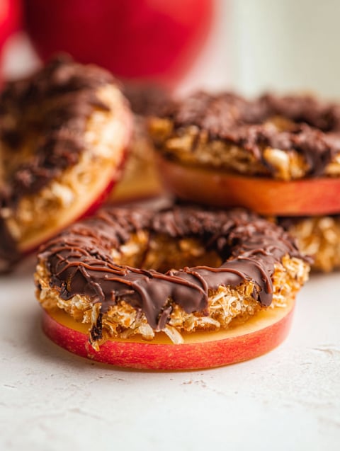 A chocolate covered apple samoa.