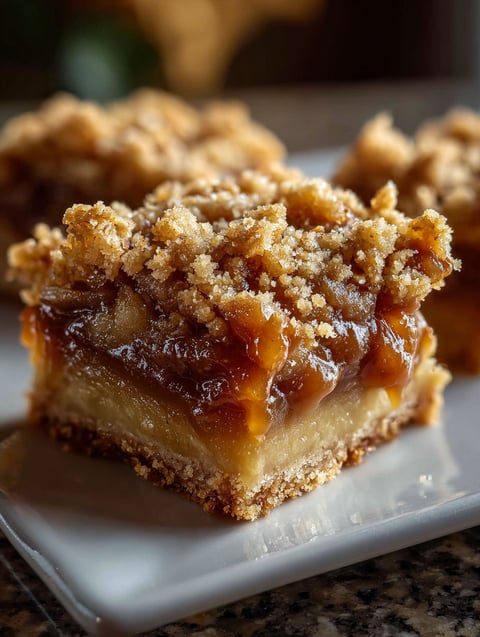 A close up of a delicious looking dessert.