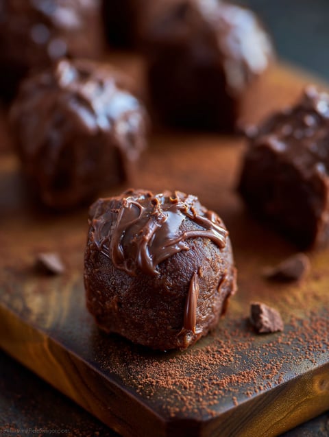 A close up of a chocolate brownie with chocolate drizzle.