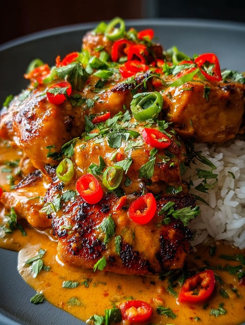 Spicy Brazilian Coconut Chicken.