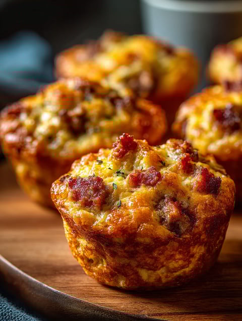 Sausage Breakfast Muffins.